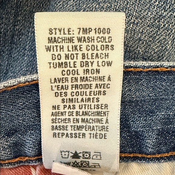 Lucky Brand Straight Leg 165 Relaxed Fit Jeans Medium Blue Fade 5-Pocket 38x31 - Picture 12 of 13